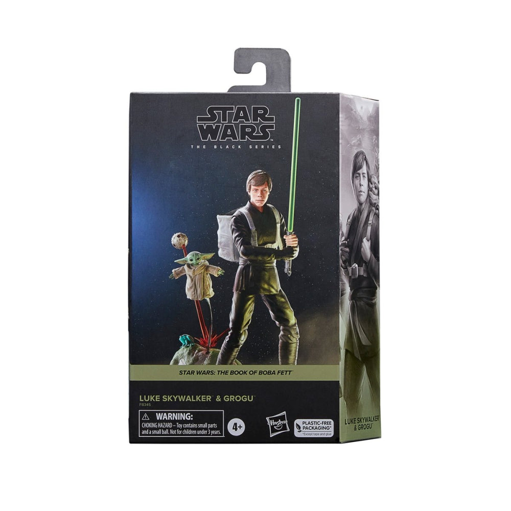 Star Wars The Black Series Luke Skywalker &amp; Grogu 6-Inch Action Figures