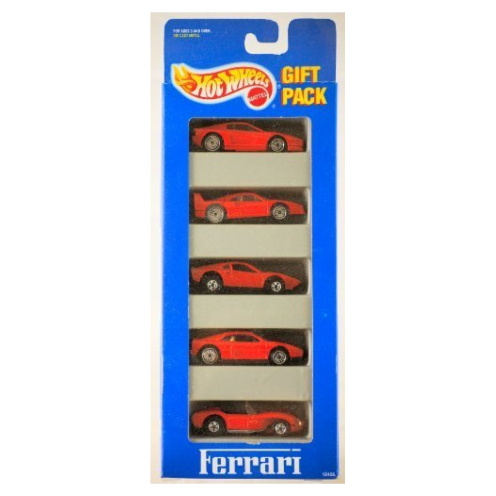 Hot Wheels 1993 Ferrari Gift Pack Error Car Turned Around 250 F40 Testarossa