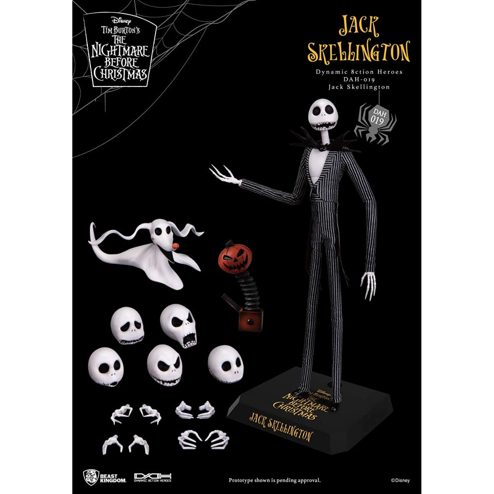 The Nightmare Before Christmas Jack Skellington Action Figure, 9 Inches