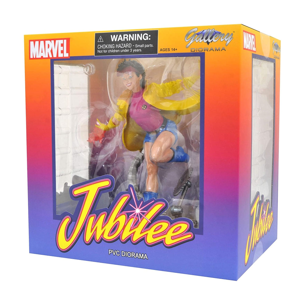 Diamond Select Toys Marvel Gallery: Jubilee PVC Figure, Multicolor, 8 inches