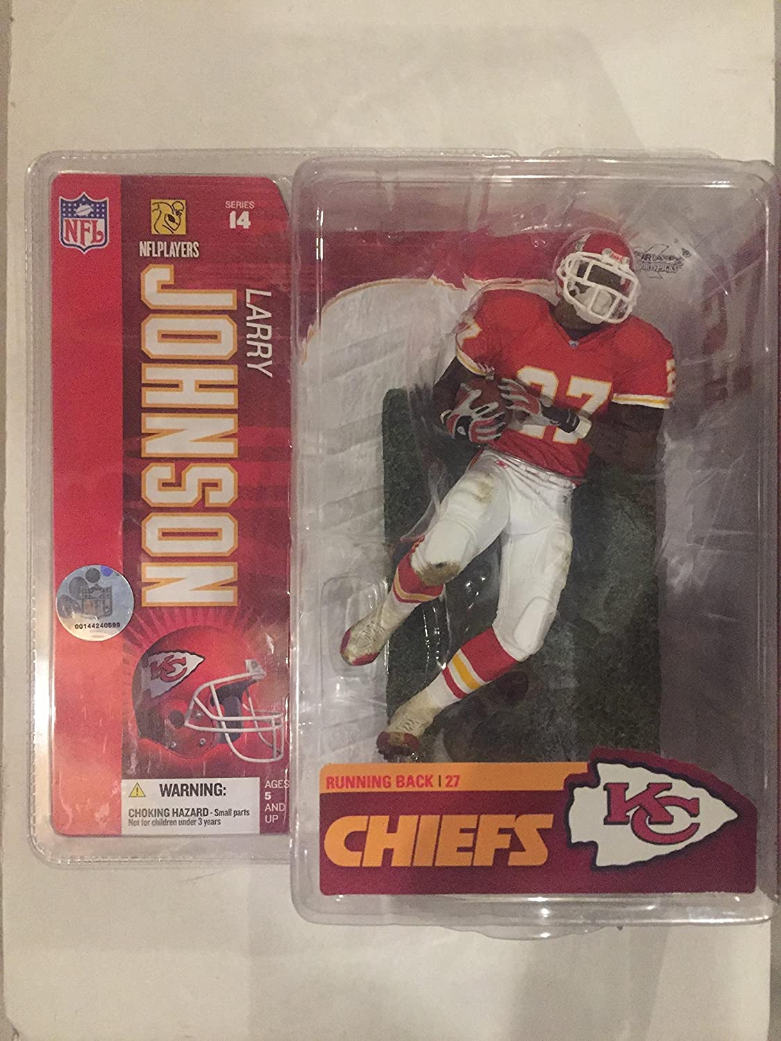 McFarlane Toys 6" NFL Series 14 - Larry Johnson Red Jersey