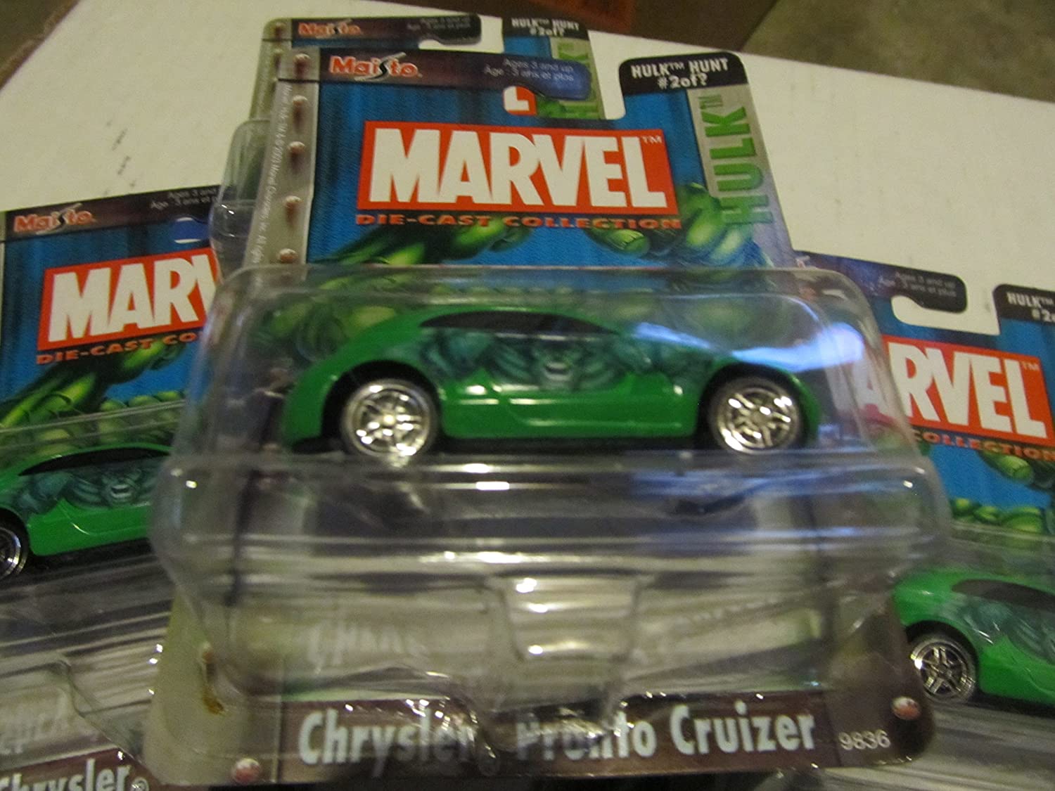 Marvel Die Cast Hulk Chrysler Pronto Cruizer