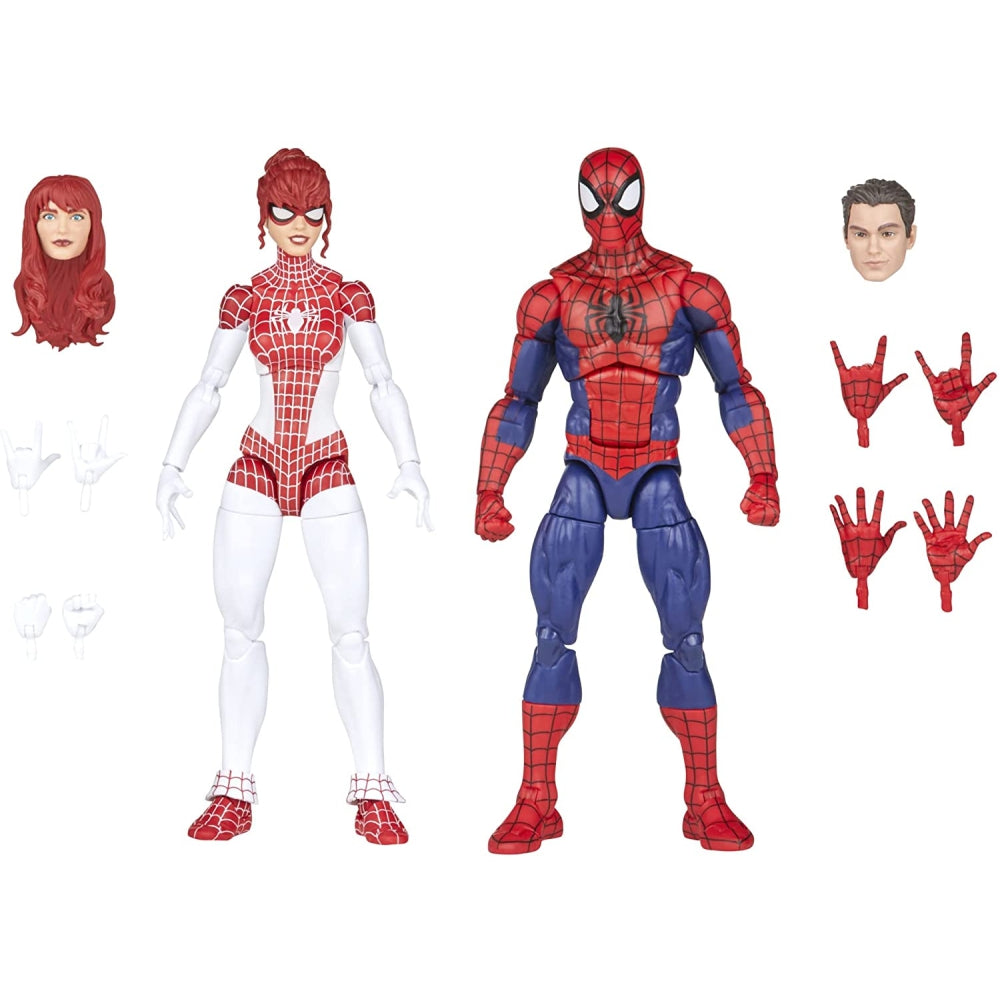 Spider-Man Marvel Legends Series 6-inch and Marvel’s Spinneret Action Figure 2-Pack