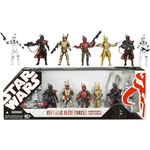 Star Wars: 30th Anniversary Collection - Mandalorians and Clone Troopers Action Figure Multi-Pack