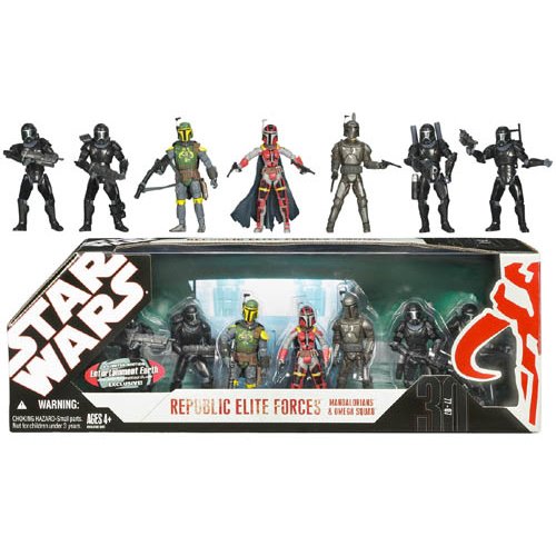 Star Wars: 30th Anniversary Collection &amp;gt; Mandalorians And Omega Squad Action Figure Multi-Pack