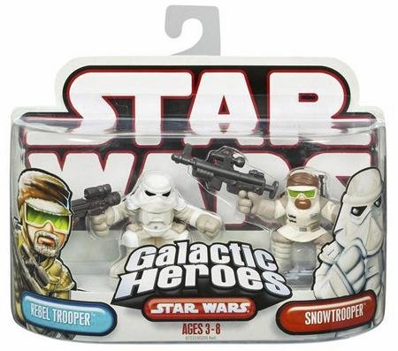 Star Wars Galactic Heroes Figure 2 Pack: Snowtrooper &amp;amp; Rebel Trooper