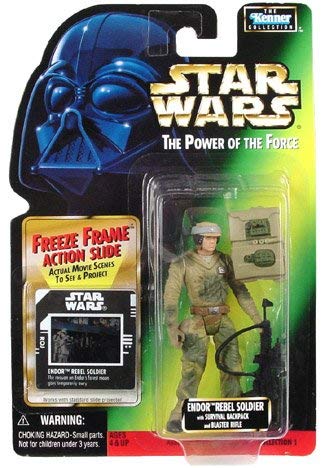 Star Wars: Power of the Force Freeze Frame Endor Rebel Soldier Action Figure