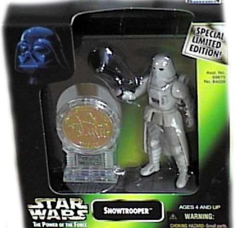 Star Wars: Power of the Force Millenium Coin Edition Snowtrooper Action Figure