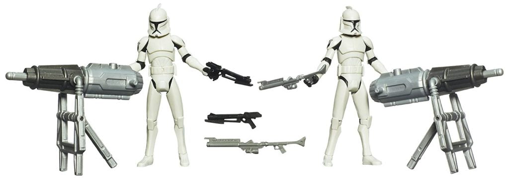 Star Wars The Clone Wars: Turbo Tank Support Squad Figures