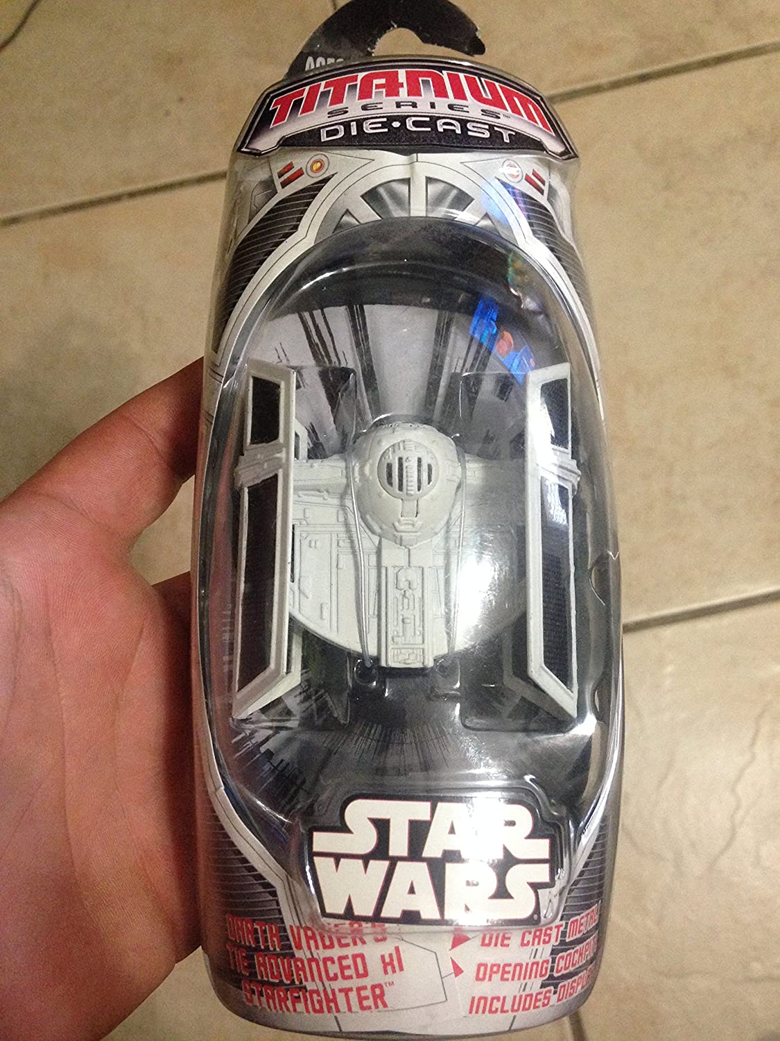 Star Wars Darth Vader's TIE Advanced x1 Starfighter 3 INCH Titanium Series Die Cast Vehicle