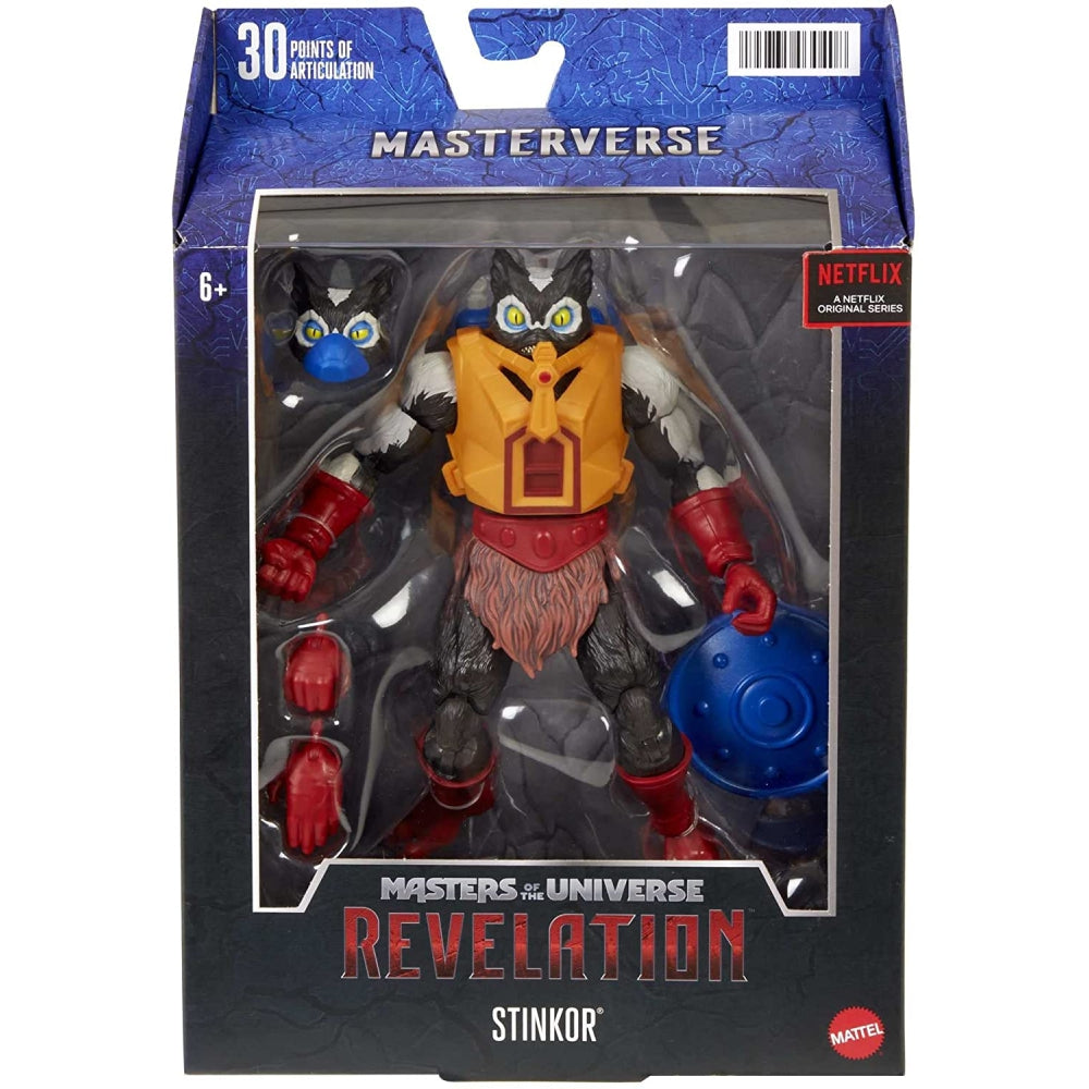 Masters of the Universe Masterverse Stinkor Action Figure with Accessories, 7-inch