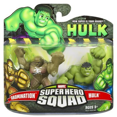 Superhero Squad: Hulk &gt; Abomination vs. Hulk Action Figure 2-Pack