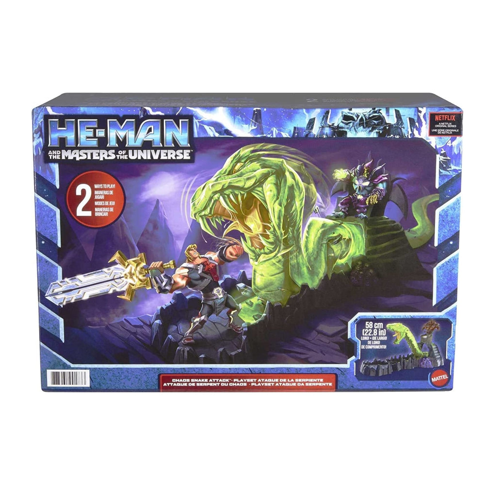 Masters of the Universe He-Man and The Chaos Snake Attack Playset