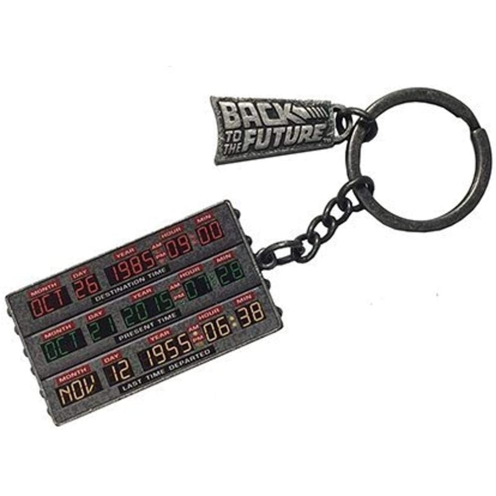 Back to The Future Time Circuit Keychain, Multi-Colored, 3"