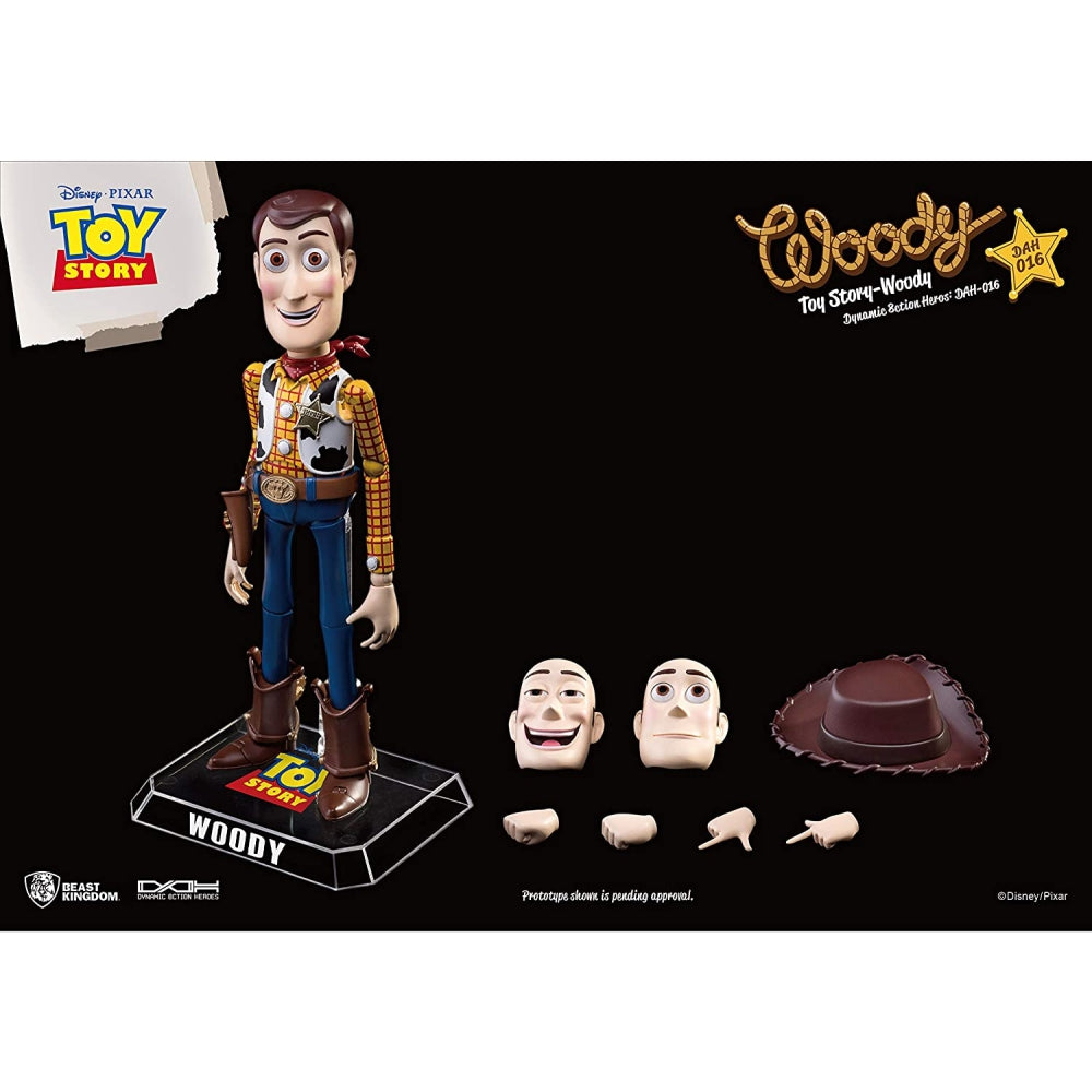 Toy Story Dynamic Action Heroes Woody Action Figure, 8 Inch