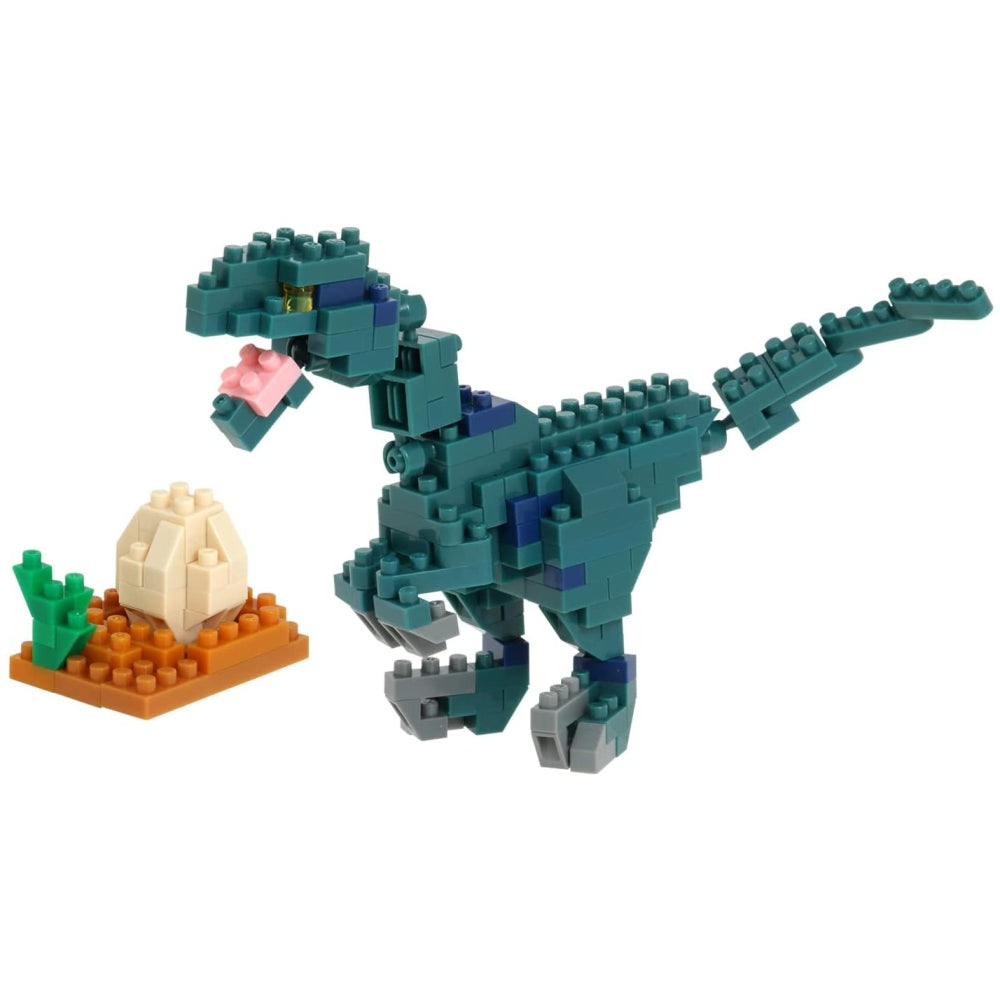 Nanoblock - Dinosaurs Velociraptor, Nanoblock Collection Series Building Kit